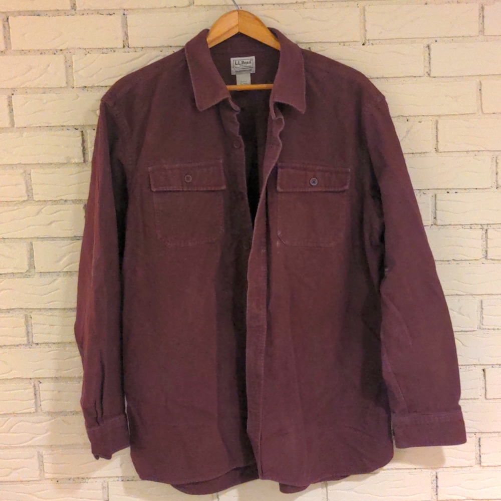 L.L. Bean Flannel Chamois Shirt
